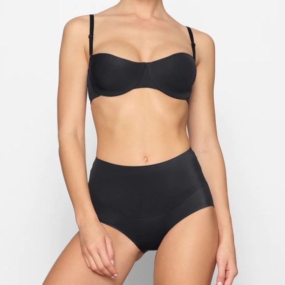 Skims 34D SMOOTHING INTIMATES SMOOTHING STRAPLESS BRA Black Onyx  NWT - Picture 6 of 7